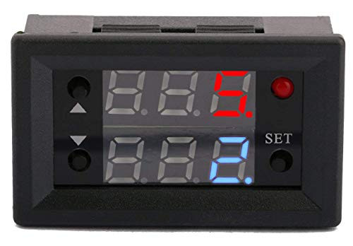 Yeeco Adjustable PWM Frequency Meter LED Display Dual Channel Pulse Singal Generator Frequency Module 1Hz 160kHz Duty Ratio 0~100 Square Wave Rectangular Wave Signal Generator
