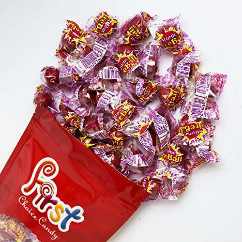 FirstChoiceCandy Ferrara Atomic Fireballs Red Cinnamon Hot Balls 1 Pound Resealable Bag