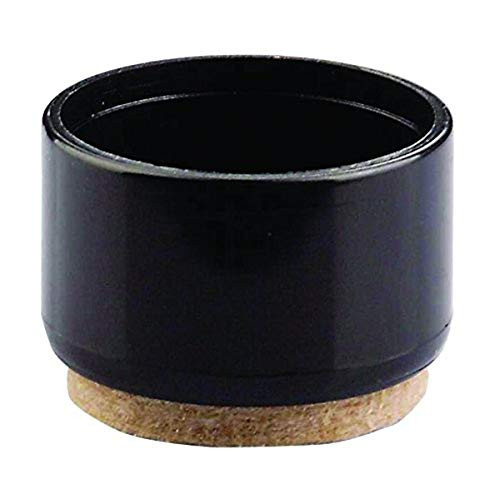 Shepherd Hardware 3931 3 4 Inch Plastic Leg Tip with Felt Base  4 Pack
