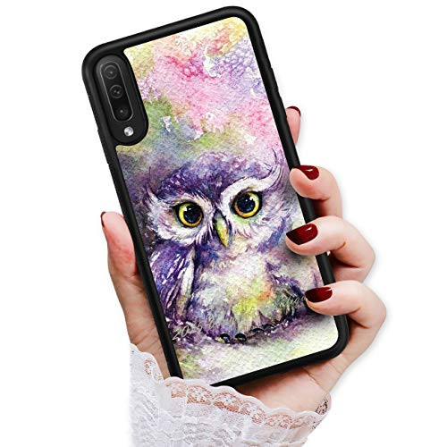 for Samsung Galaxy A50  A50S  Durable Protective Soft Back Case Phone Cover  HOT12318 Owl Paint