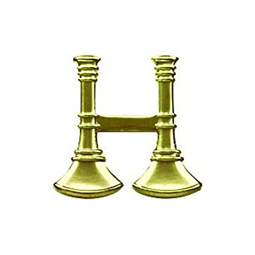 First Class Fire Department Bugle Captain Rank Collar Lapel Pin Insignia  Pair    Brass