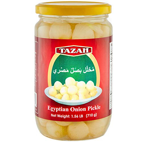 Tazah Egyptian Onion Pickle 1 56 Pound 710 Grams
