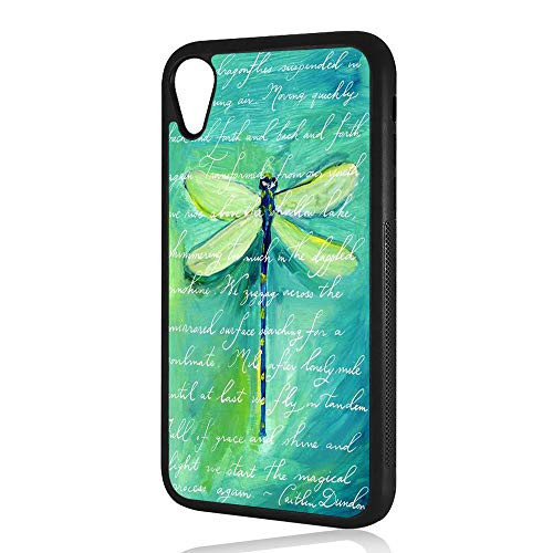 for iPhone XR  Durable Protective Soft Back Case Phone Cover   A11352 Dragonfly
