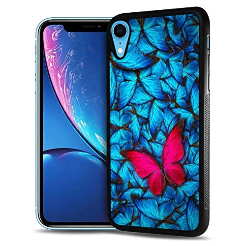 for iPhone XR  Durable Protective Soft Back Case Phone Cover  HOT12155 Butterfly