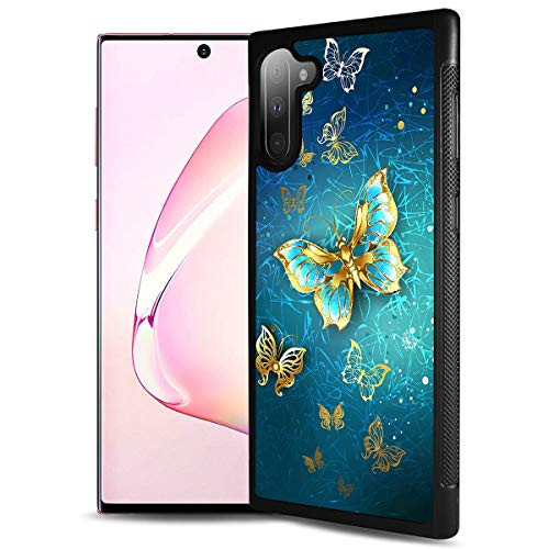 for Samsung Note 10  Galaxy Note 10  Durable Protective Soft Back Case Phone Cover  HOT12154 Blue Butterfly