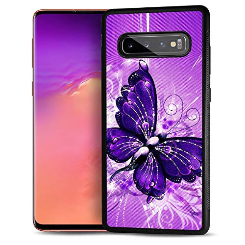 for Samsung S8  Galaxy S8  Durable Protective Soft Back Case Phone Cover  HOT12122 Purple Butterfly