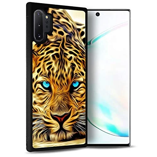 for Samsung Note 10   Galaxy Note 10 Plus  Durable Protective Soft Back Case Phone Cover  NiceTEK HOT12257 Blue Eye Leopard 12257