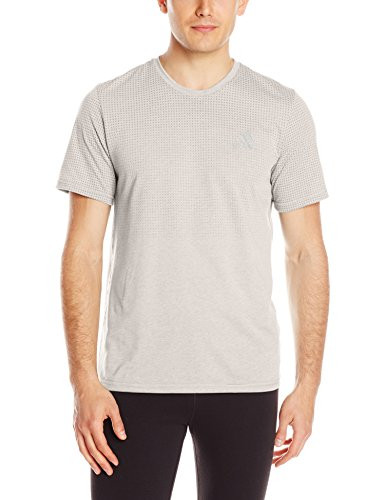 adidas Performance Men s Aeroknit Tee  Medium Grey Heather Solid Grey Colored Heather  Small
