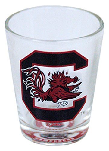 Jenkins Enterprises South Carolina Gamecocks Shot Glass with Team Logo at The Bottom