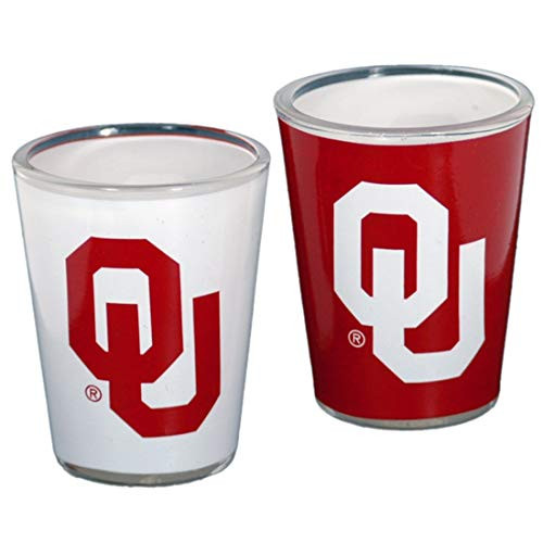 Oklahoma Sooners Two Tone Shot Glass