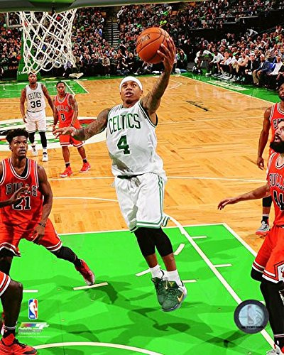 NBA Isaiah Thomas Boston Celtics 2016 17 Action Photo  Size  8  x 10