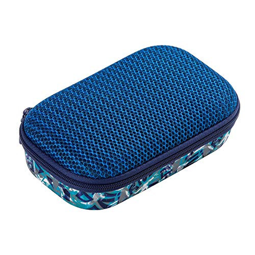 ZIPIT Mesh Pencil Box Storage Box  Ice Blue