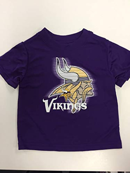 NFL Minnesota Vikings Baby Boys Short Sleeve Solid Logo Tee Shirt  Team Color  12M NFL Minnesota Vikings Baby Boys Short Sleeve Solid Logo Tee Shirt  Team Color  12M