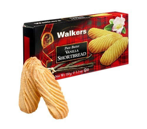 Walkers Shortbread Vanilla Shortbread  5 3 Ounce Box