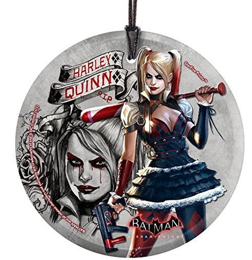 DC Comics Harley Quinn (Arkham Knight) StarFire Hanging Glass Print