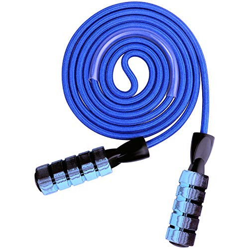 Weighted Jump Rope   Skipping Rope Workout with Adjustable Length and Ball Bearing for Cardio Aerobic Speed Training Endurance Training Fitness Gym Home Jumping Exercise