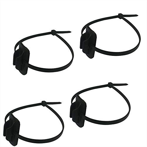 Xmomx 4 Sets Zip Ties to Frame MTB Bike Cable Guide Brake Cable Shift Cable Derailleur Cable Base Guide Clip Fitting Line Tube Housing Durable
