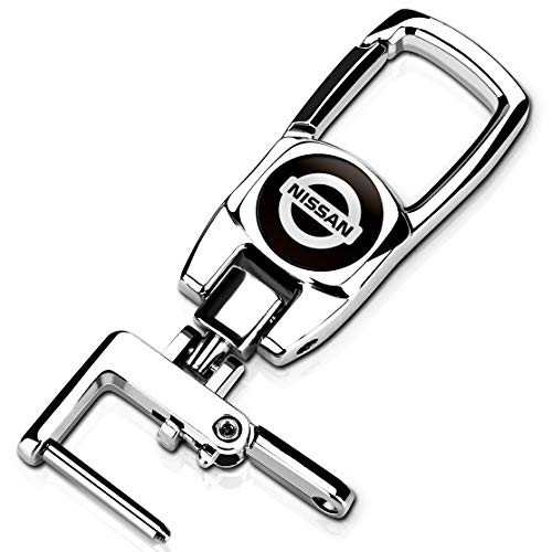 WardWolf Car Key Chain Heavy Duty Keychain for Nissan Altima Maxima Murano Rogue Sentra Pathfinder Juke Armada Quest 370z Frontier Titan Xterra 240sx 300zx Truck