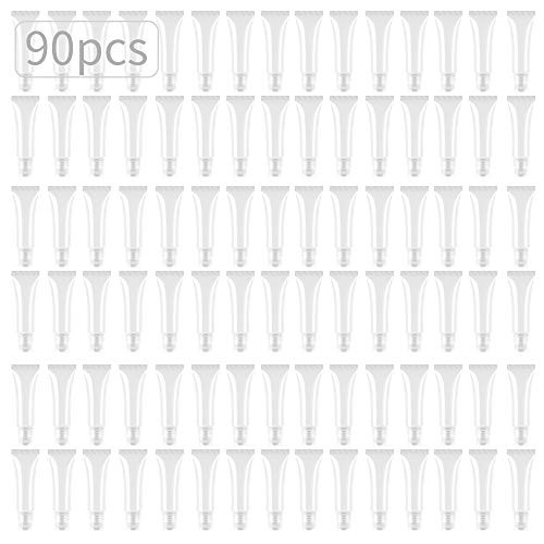 90PCS 10ml empty lip gloss containers?lip gloss tubes  lip gloss container for handmade Balm Cosmetic base DIY Lip Gloss Balm