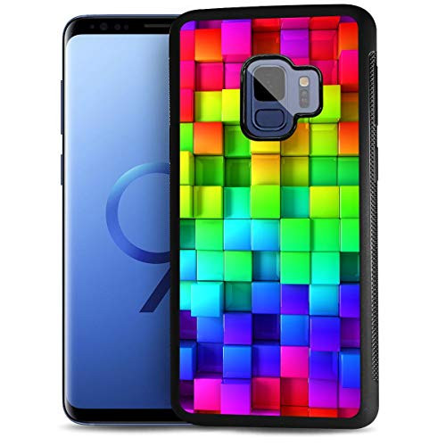 for Samsung S9  Galaxy S9  Durable Protective Soft Back Case Phone Cover  HOT12216 Abstract Rainbow