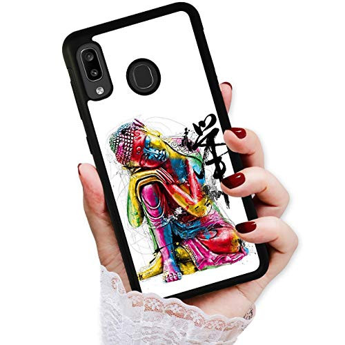 for Samsung Galaxy A20  A30  Durable Protective Soft Back Case Phone Cover  HOT12063 Buddha