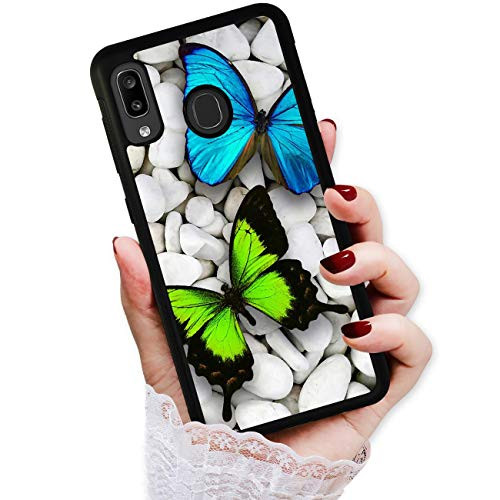 for Samsung Galaxy A20  A30  Durable Protective Soft Back Case Phone Cover  HOT12124 Butterfly