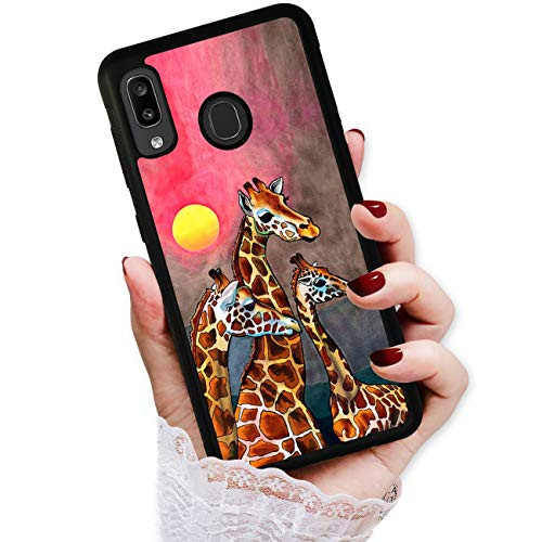 for Samsung Galaxy A20  A30  Durable Protective Soft Back Case Phone Cover  HOT12442 Giraffe