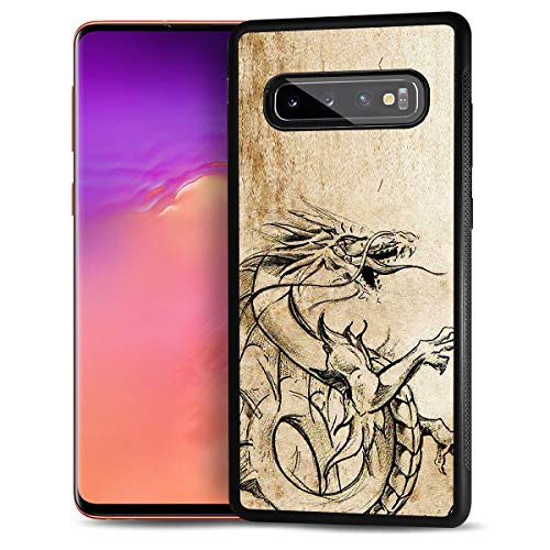 for Samsung S10   Galaxy S10 Plus  Durable Protective Soft Back Case Phone Cover  HOT13137 Dragon
