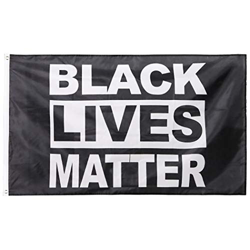 ROTERDON Black Lives Matter Flag 3x5 ft BLM Peace Protest Stop Violence Polyester Lightweight Banner Flags ROTERDON Black Lives Matter Flag 3x5 ft BLM Peace Protest Stop Violence Polyester Lightweight Banner Flags
