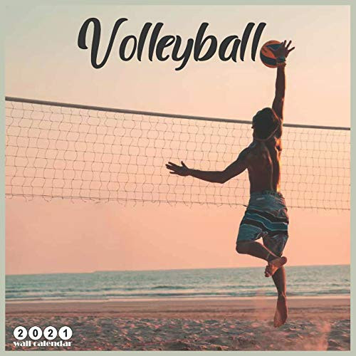 Volleyball 2021 Calendar  Official Volleyball Sport Wall Calendar 2021  18 Months