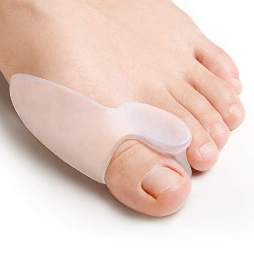 Sumifun Big Toe Bunion Corrector  10 Pcs of Gel Toe Separators for Bunion Pain Relief  Toe Spacers for Overlapping Toe  Hammer Toe  Transparent