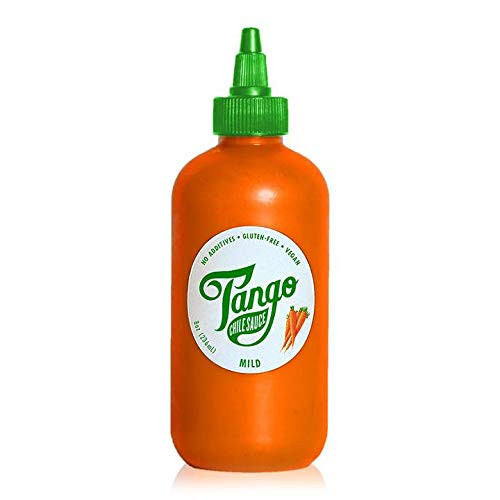 Tango Chile Sauce  MILD    Vegan Gluten Free Keto Sugar Free   Carrot Based Hot Sauce Made From Scotch Bonnet Hot Chili Peppers Garlic Cilantro   Made in USA   8oz