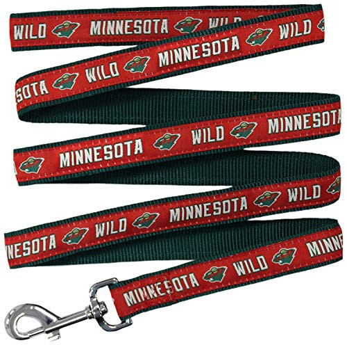 Pets First NHL Minnesota Wild Leash for Dogs   Cats  Large    Walk Cute   Stylish The Ultimate Hockey Fan Leash