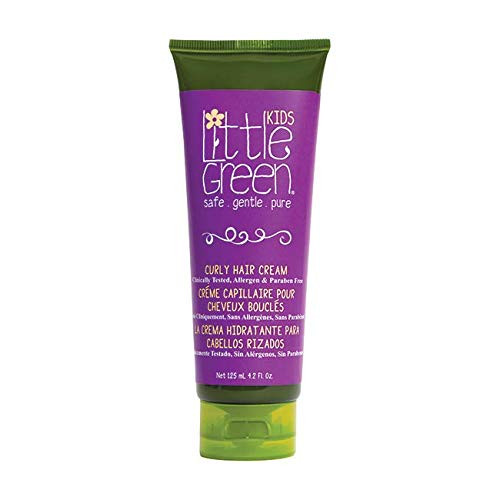 Little Green Curly Hair Cream for children  Sulfate Free  Paraben Free  Gluten Free  Not tested on animals  4 2 fl  oz Little Green Curly Hair Cream for children  Sulfate Free  Paraben Free  Gluten Free  Not tested on animals  4 2 fl  oz