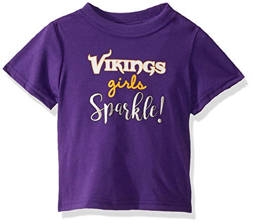 NFL Minnesota Vikings Girls Short Sleeve T Shirt  Team Color  18M NFL Minnesota Vikings Girls Short Sleeve T Shirt  Team Color  18M