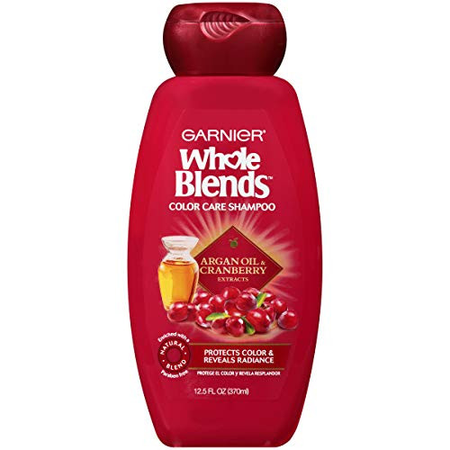Garnier Whole Blends Shampoo with Argan Oil   Cranberry Extracts  Color Care  12 5 fl  oz