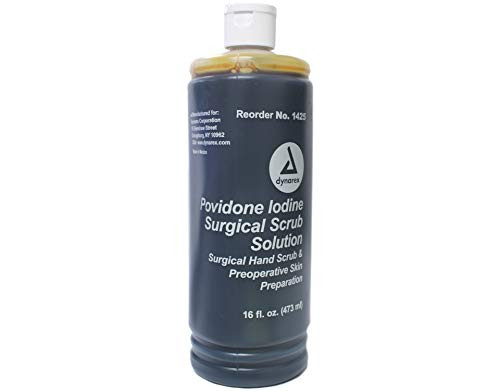 Povidone Iodine Scrub Solution 7 5 Iodine 16 Oz