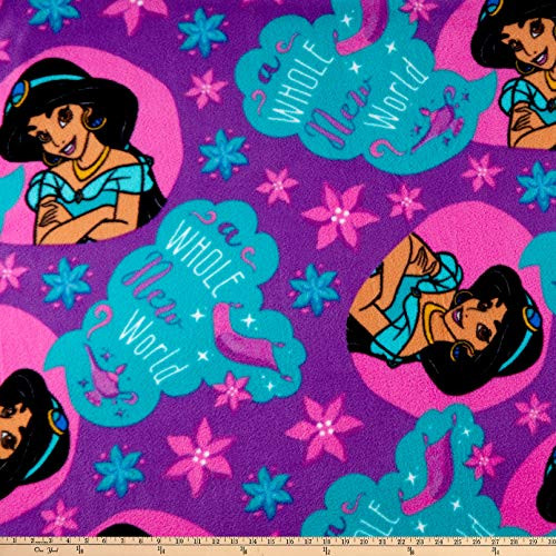 Disney Princess Jasmine Fleece A Whole New World  Multi Yard
