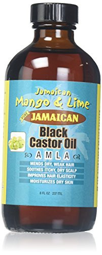 Jam  Mango   Lime Black Castor Oil Amla 4oz