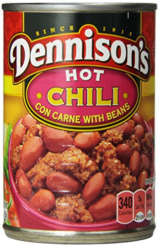 Dennisons Chili Con Carne Hot with Beans  15 oz