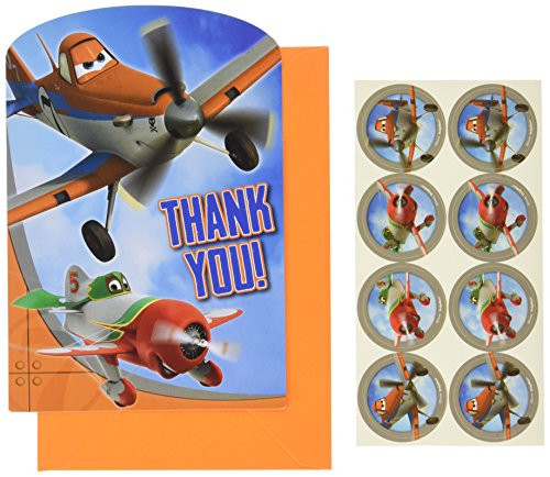 Disney  Planes 2   Thank You  Postcards  Party Favor