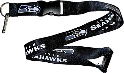 aminco NFL Seattle Seahawks Team Lanyard Dark Blue aminco NFL Seattle Seahawks Team Lanyard Dark Blue