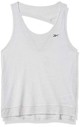 Reebok Training Supply Ac cotton Tank  Sterling Grey  L