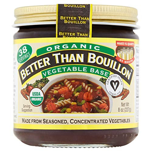 Better Than Bouillon Organic Vegetable Base  Vegan  8 Ounce Better Than Bouillon Organic Vegetable Base  Vegan  8 Ounce