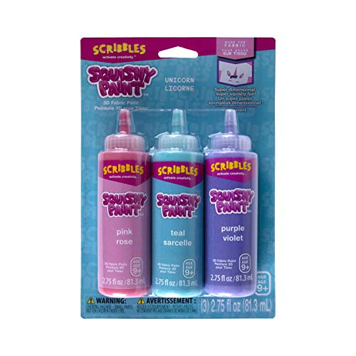 Scribbles Squishy Fabric Paint  Unicorn