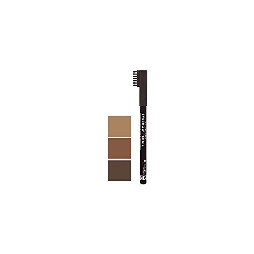 Rimmel Professional Eyebrow Pencil  Dark Brown 1 ea  Pack of 2