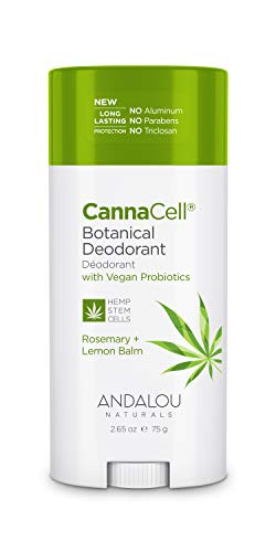 Andalou Naturals Cannacell Rosemary   Lemon Balm deodorant  2 65 Ounce