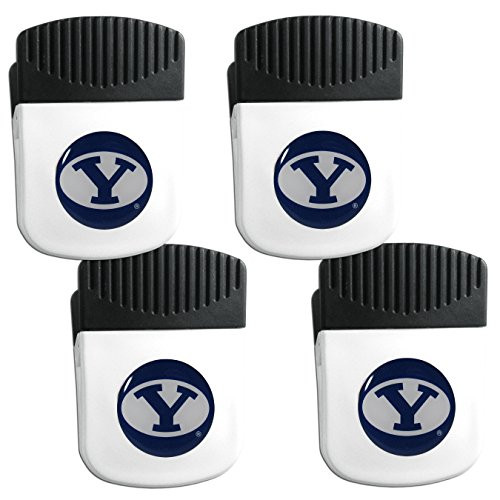 NCAA Siskiyou Sports Fan Shop BYU Cougars Chip Clip Magnet 4 pack Team Color