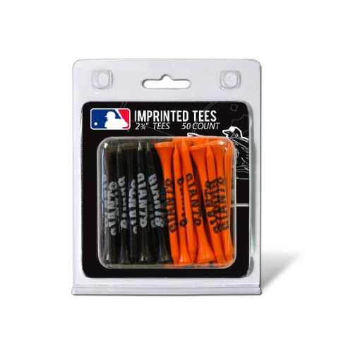 Team Golf MLB San Francisco Giants 2 3 4  Golf Tees  50 Pack  Regulation Size  Multi Team Colors
