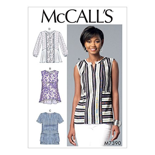 McCall s Patterns Split Neck  Seam Detail Tops
